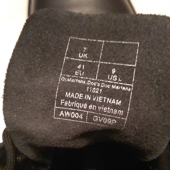 Dr. Martens Black Leather Boots - Picture 7 of 7